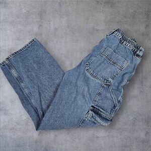 BDG Urban Outfitters Baggy‎ Cargo Skate Jeans Elastic Waist Size 31 Women's D55